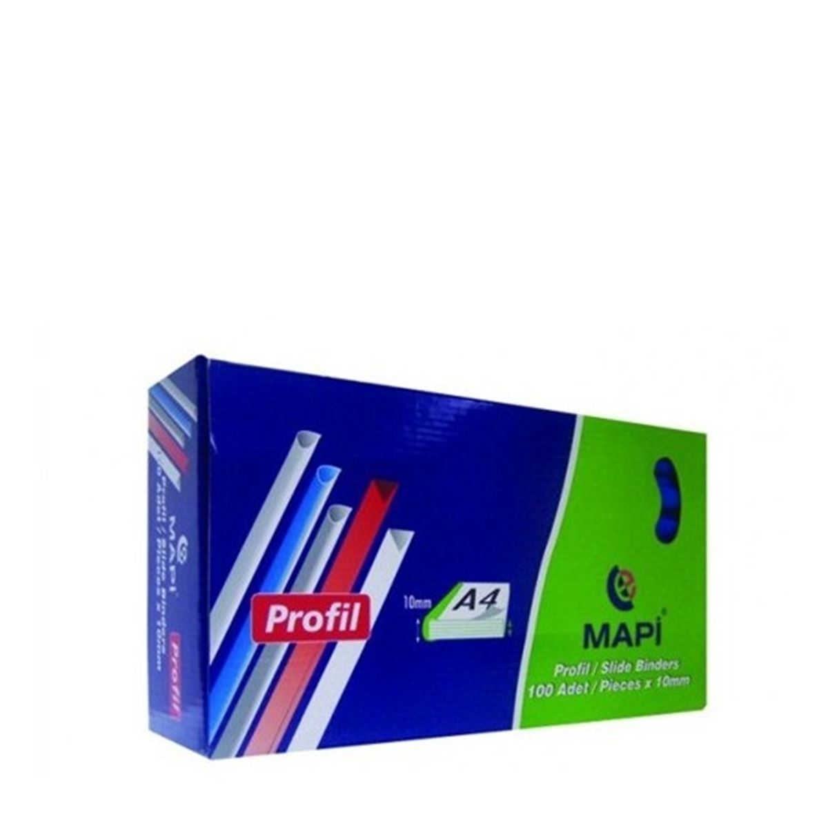 MAPI SIRTLIK 6 MM. MAVİ 100 LÜ 2140604 1