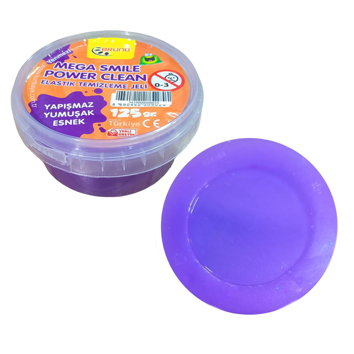 BRUNO SLİME METALİK MOR 125 GR 1