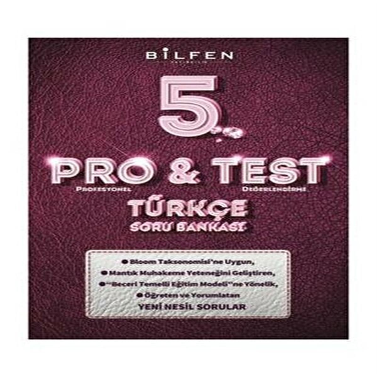 BILFEN (PROTEST) SORU BANKASI TÜRKÇE 5.SINIF (İADESİZ) 2019 1