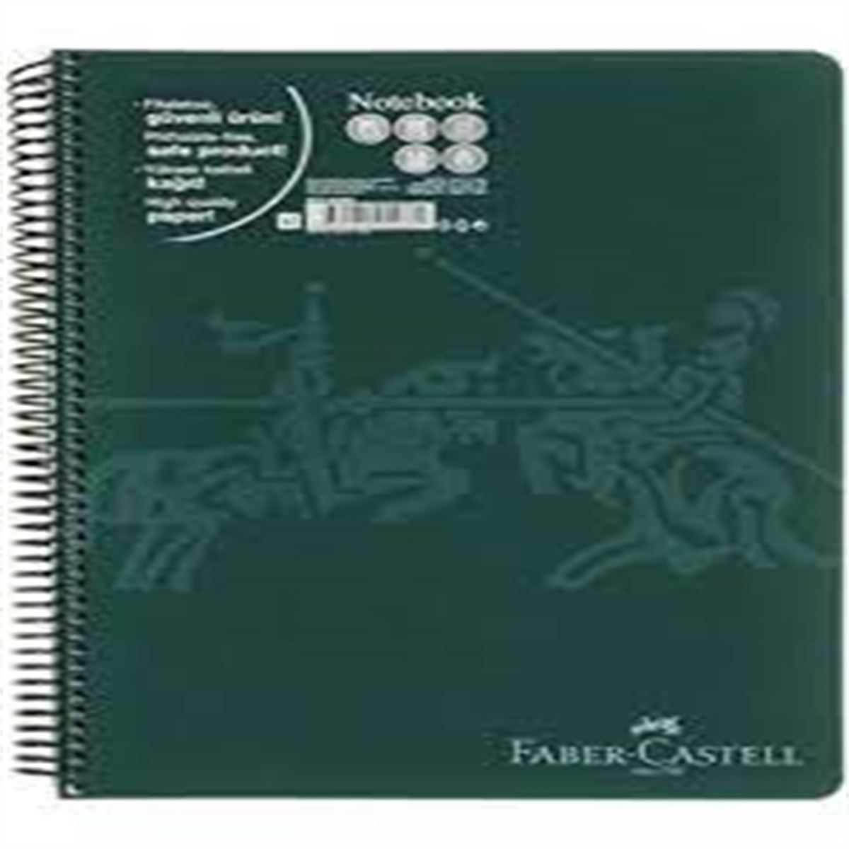 FABER DEFTER 5075000049 ŞÖVALYE SPİRALLİ PLASTİK KAPAK A4 140/0 1