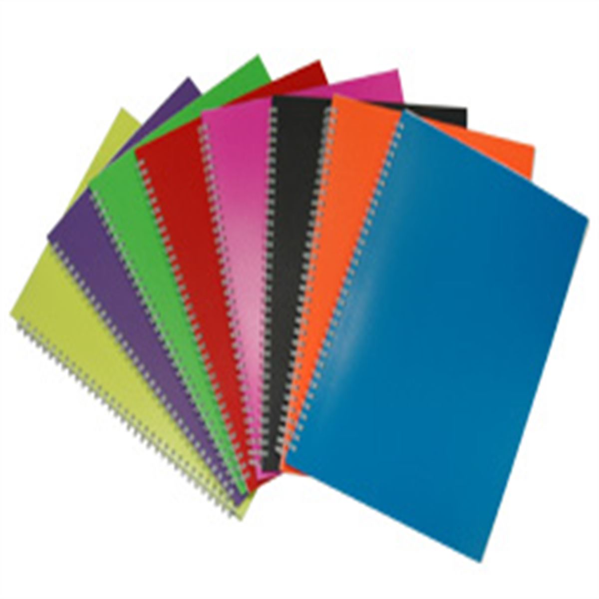 EREN DEFTER SPİRALLİ PLASTİK KAPAK SİYAH 17x24 40 YP. 1