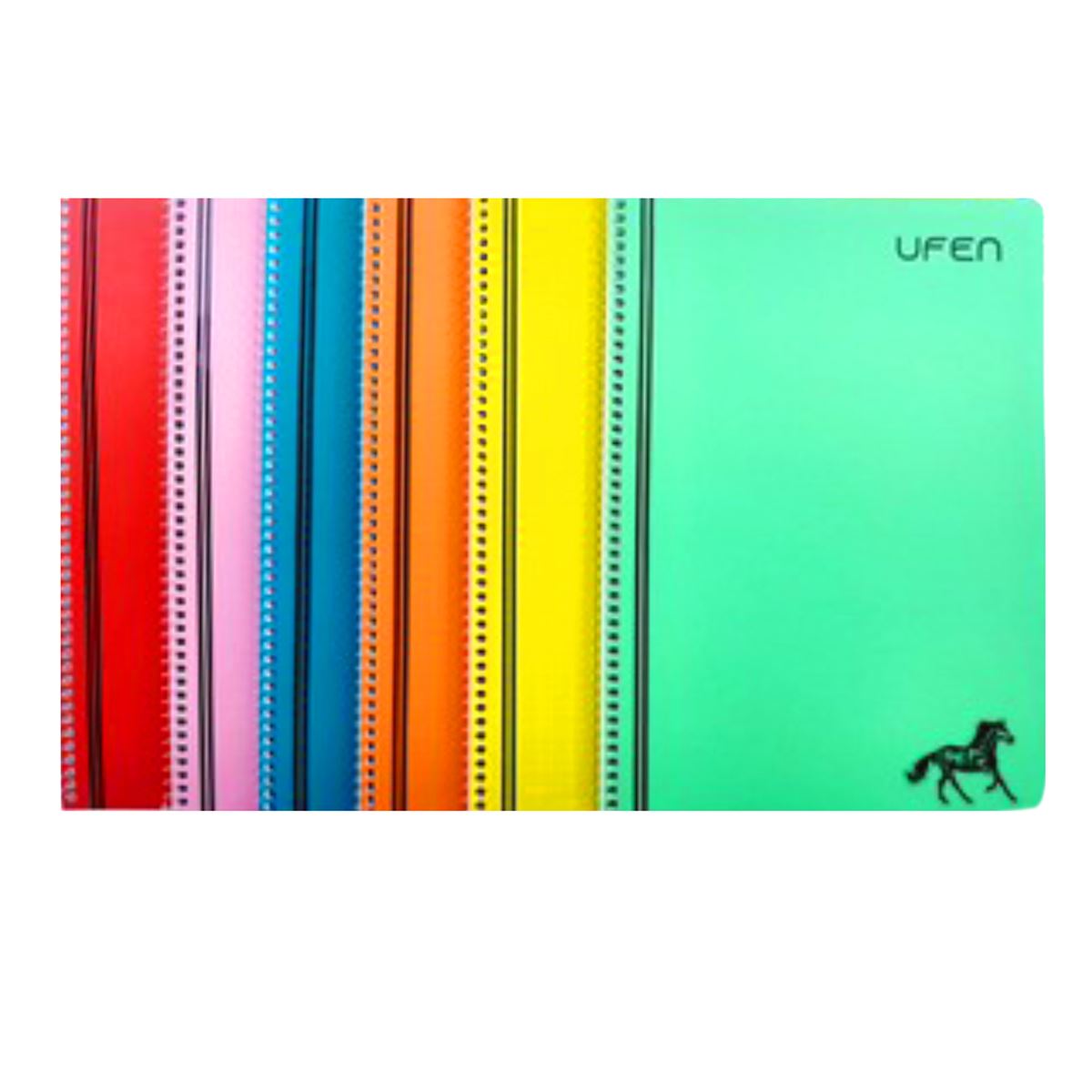 UFEN A4 SPİRALLİ PLASTİK KAPAKDEFTER TREND 96/1 6 LI 70289 1