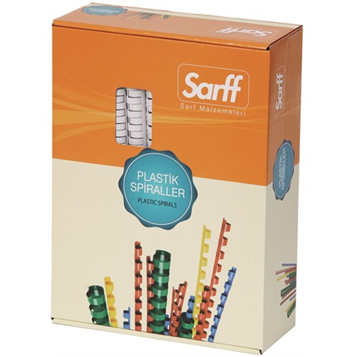 SARFF SPİRAL PLASTİK 12 MM SİYAH 100 LÜ 15312024 1