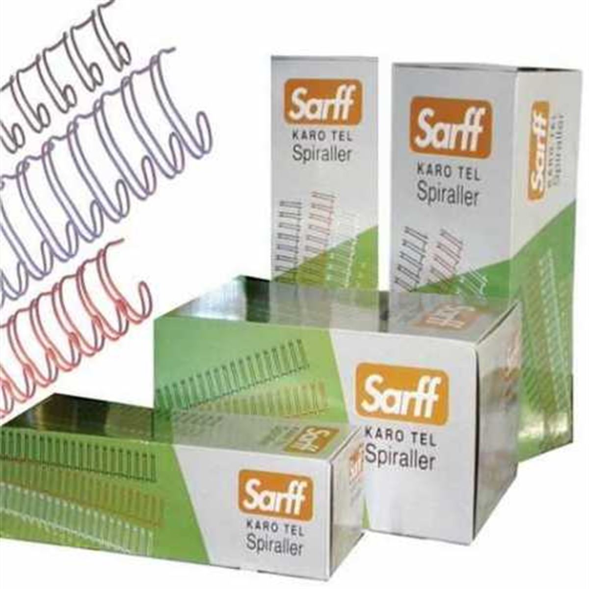 SARFF SPİRAL KARO TEL 5/8 SİYAH 50 Lİ 15315080 1