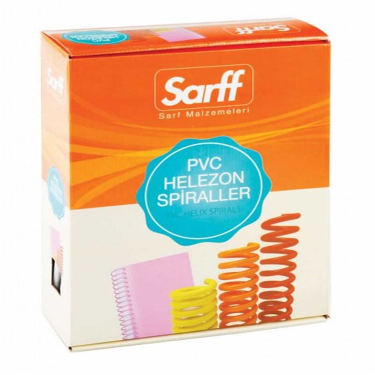 SARFF HELEZON SPİRAL PLASTİK 25 MM ŞEFFAF 50 Lİ 15210054 1