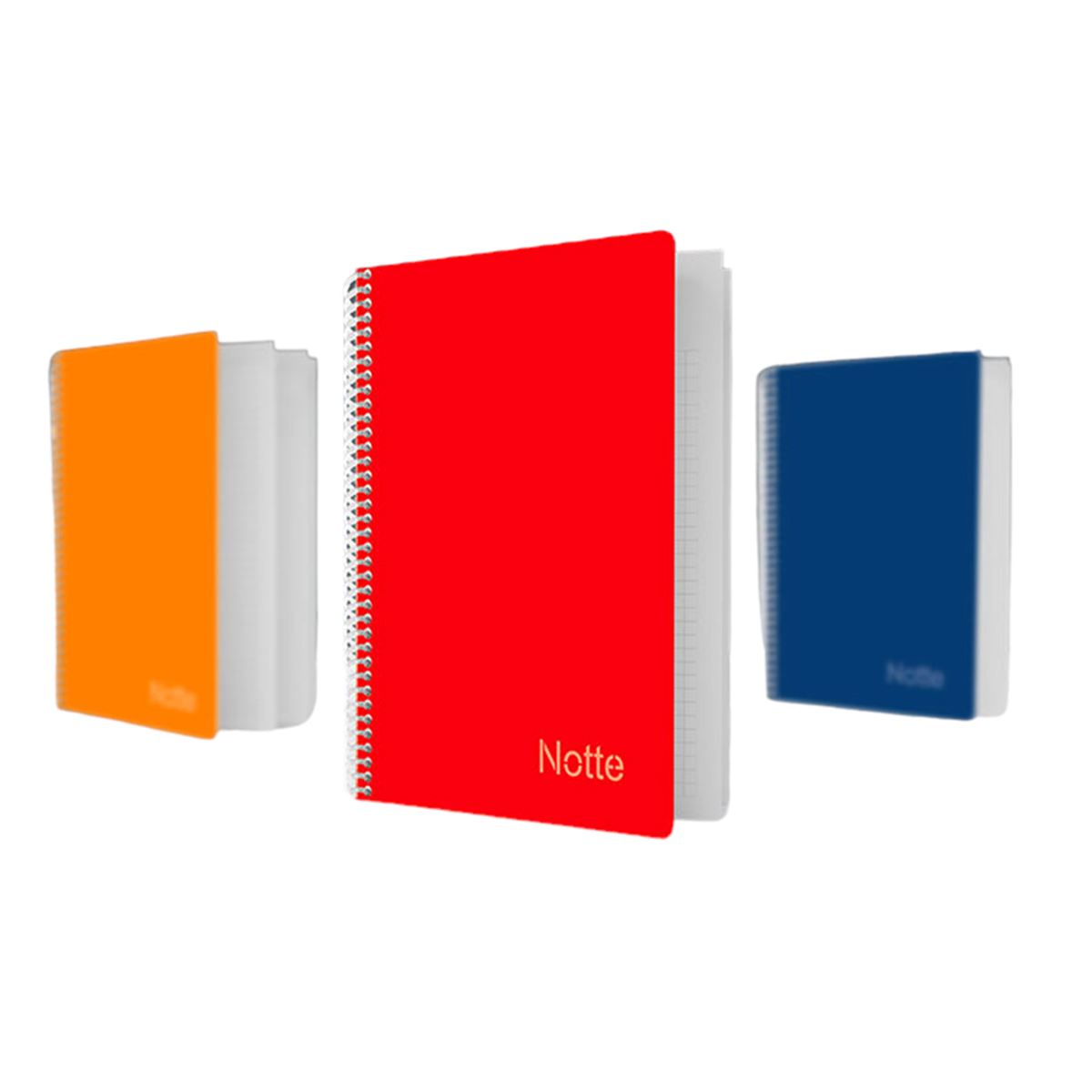 NOTTE A4.SERT.KAPAK SPİRALLİ DEFTER PASTEL 240/4 50-104 1