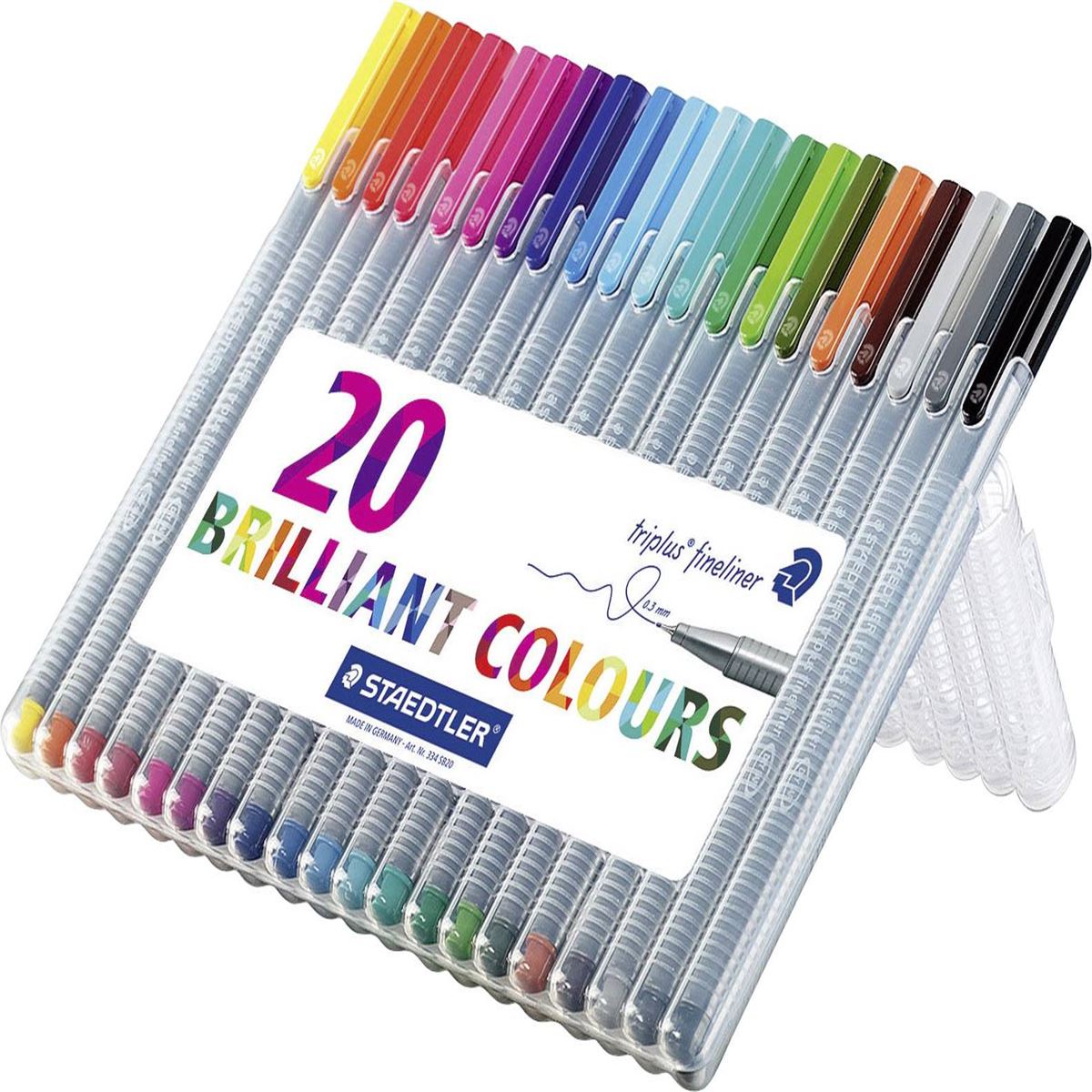 STAEDTLER FİNELİNER 334 SB20 TRIPLUS 03 MM 20 Lİ 1