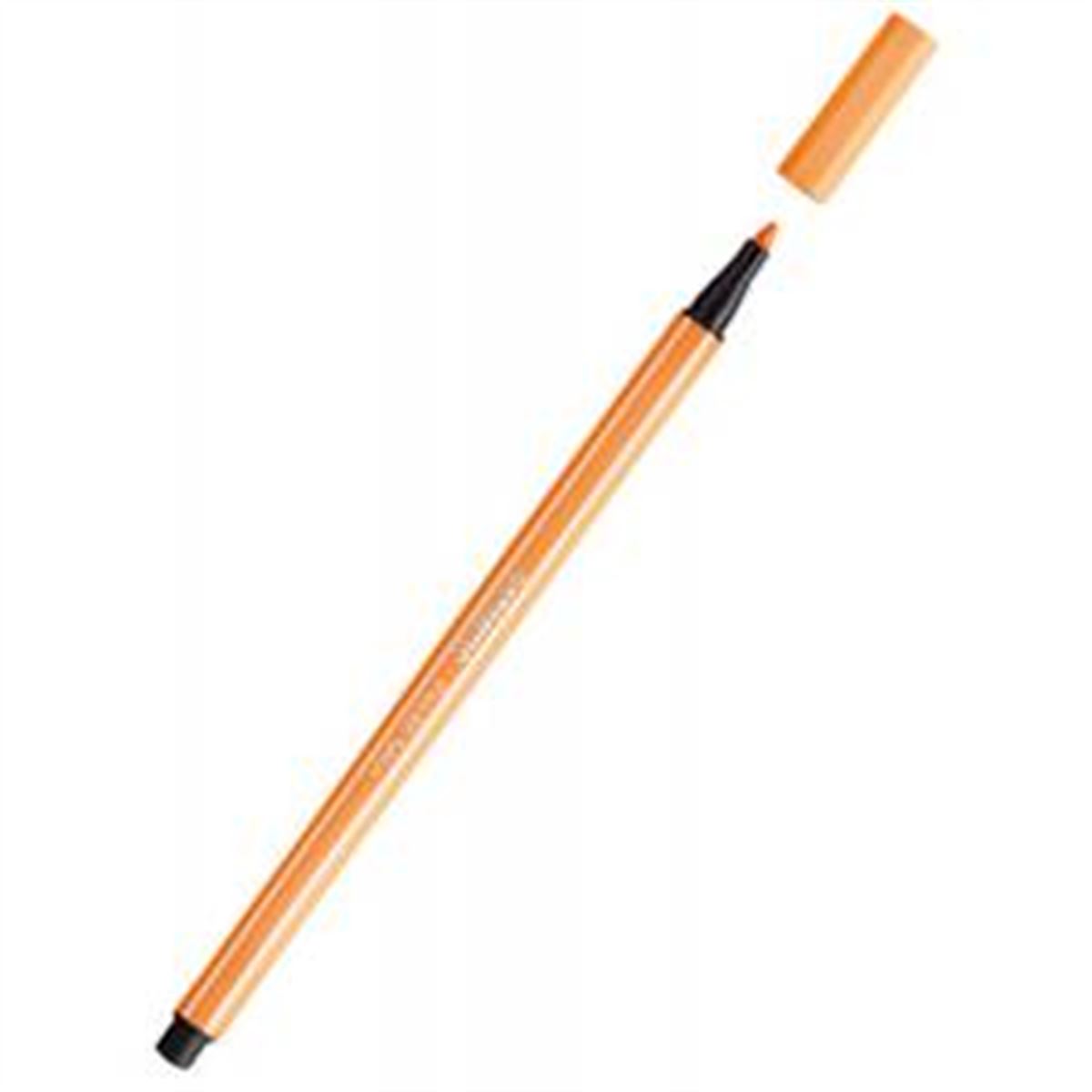 STABİLO KALEM 68-054 KALIN KEÇE UÇ TURUNCU 10 LU 1