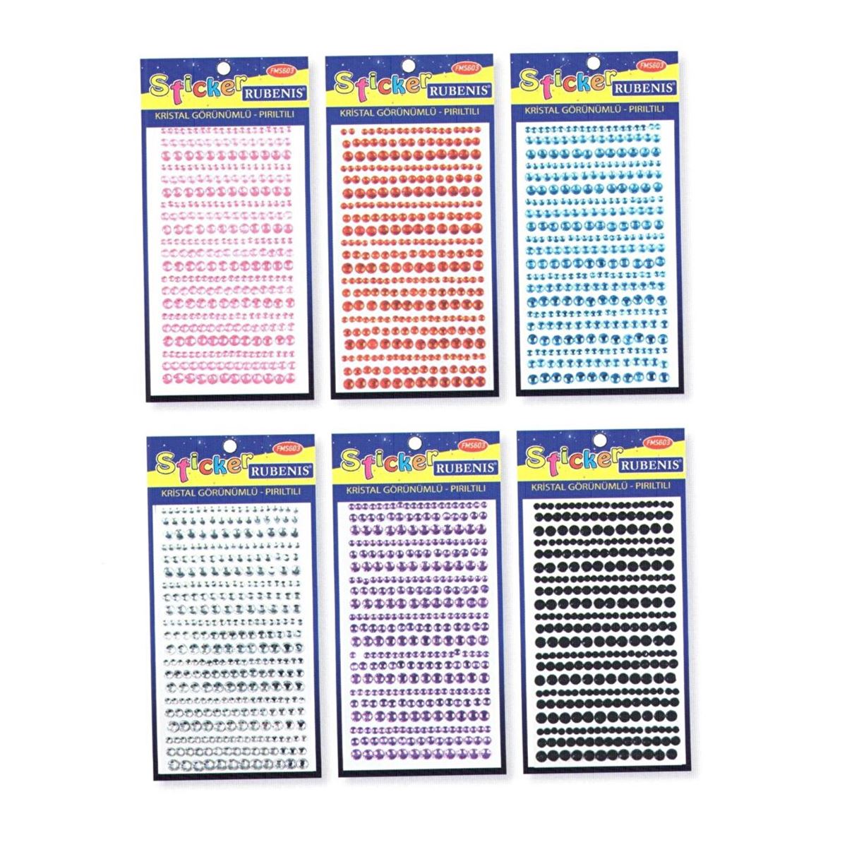 RUBENİS STİCKER TAŞLI KÜÇÜK FMS602-603 1