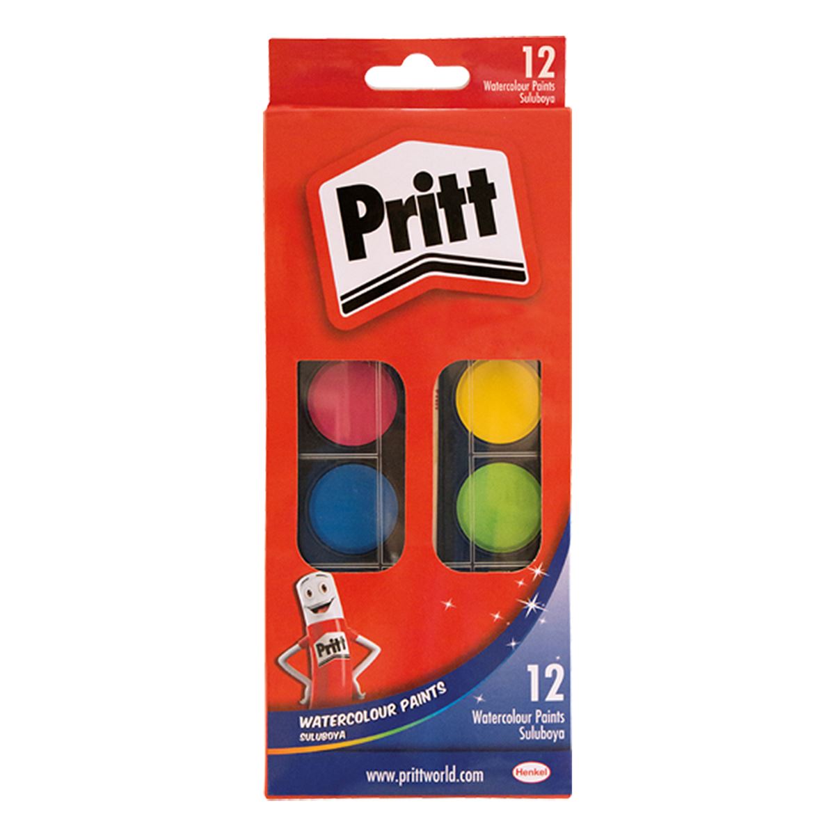 PRİTT SULUBOYA 12 RENK BÜYÜK 1047948 1