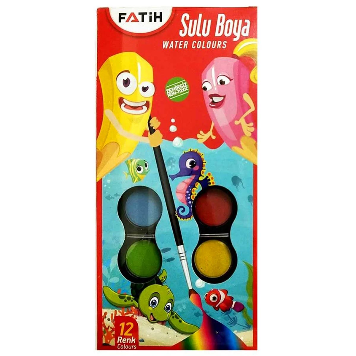 FATİH SULU BOYA 12 RENK S-12 1