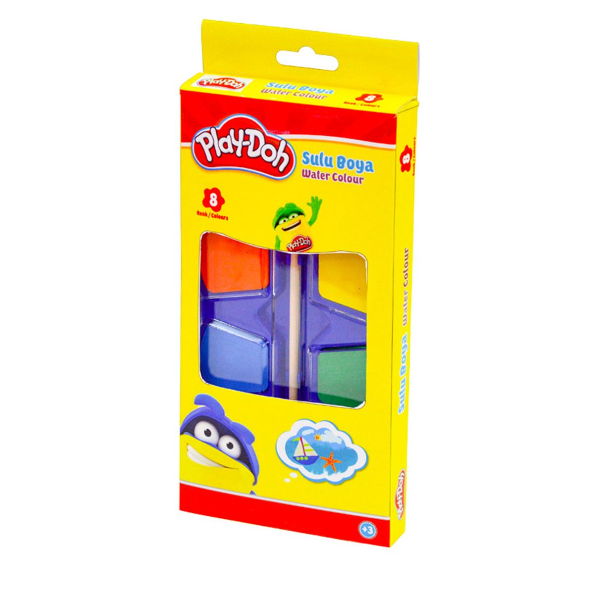PLAYDOH SULUBOYA 8 RENK JUMBO 35 MM SU008 1