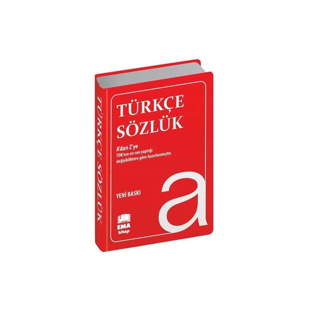 EMA TÜRKÇE SÖZLÜK KIRMIZI PLASTİK KAPAK 1