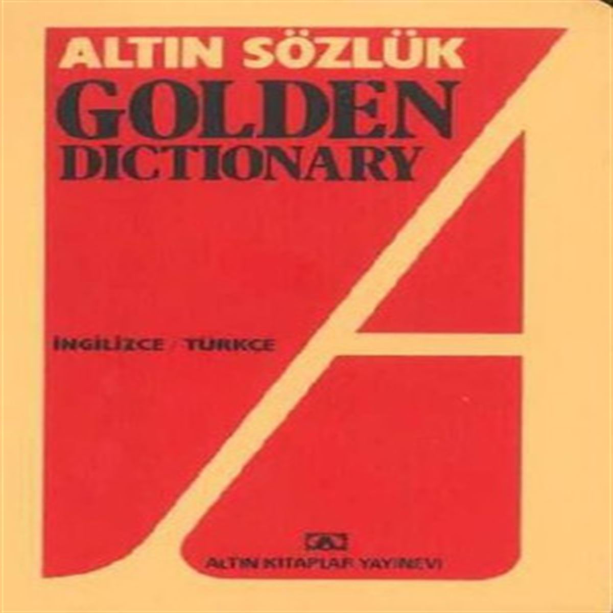 ALTIN İNGİLİZCE TÜRKÇE/TÜRKÇE İNGİLİZCE SÖZLÜK GOLDEN DICTIONARY 1