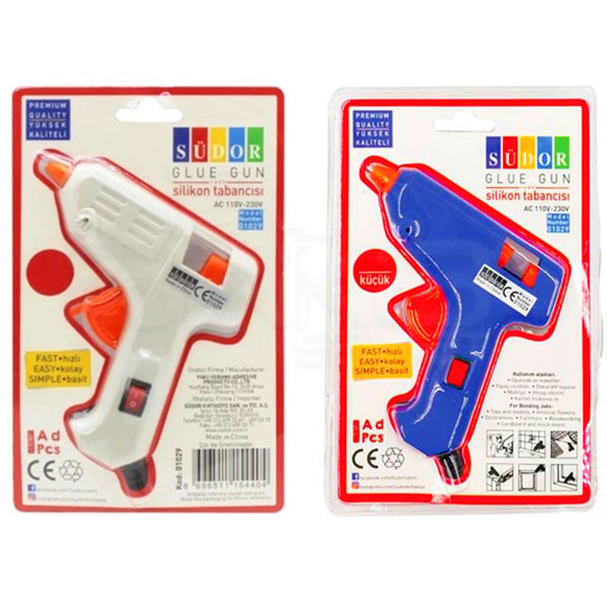 SÜDOR SİLİKON TABANCASI KÜÇÜK HG01 - 01029 1