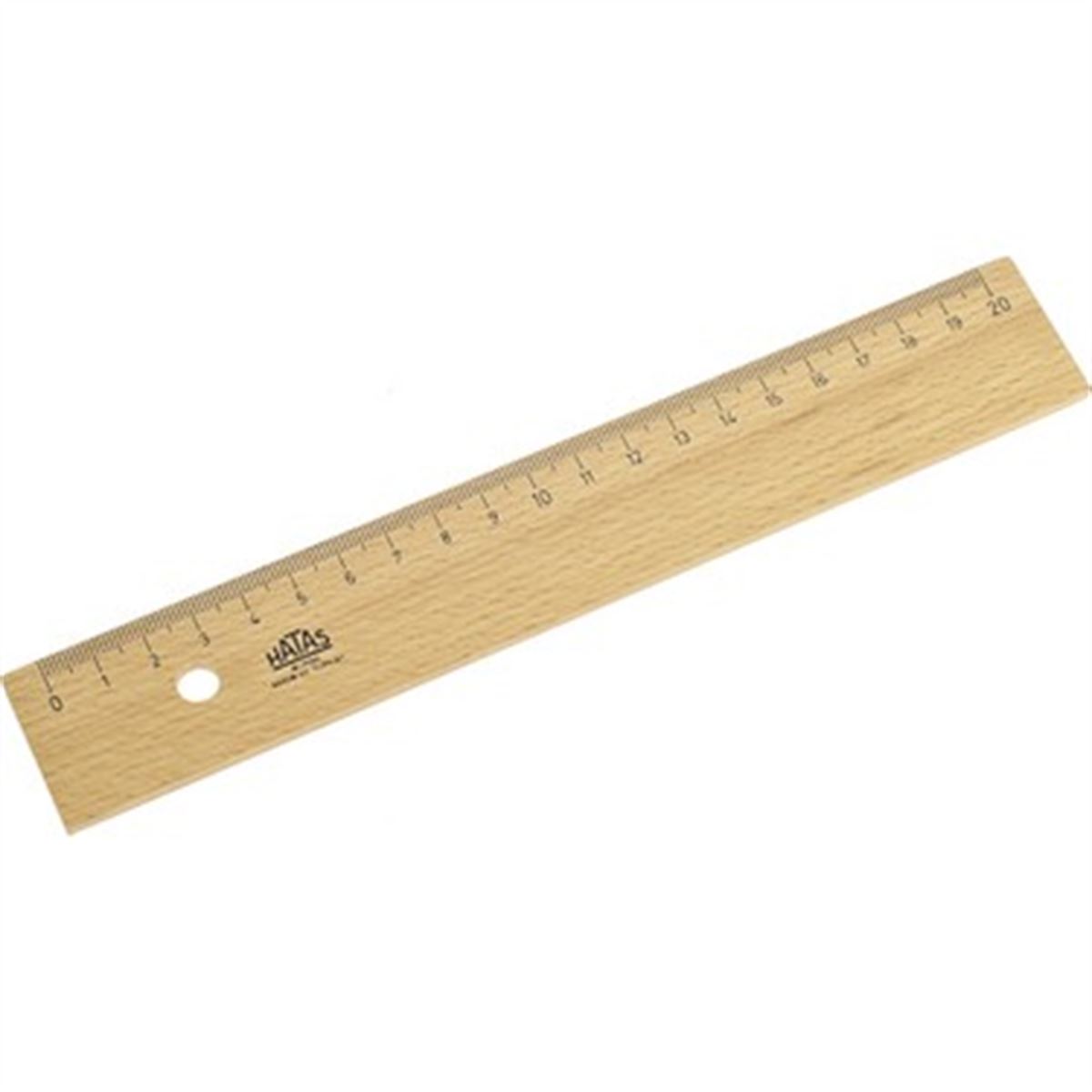 HATAS TAHTA CETVEL 20 CM TAKVİYESİZ 25 Lİ 020 1
