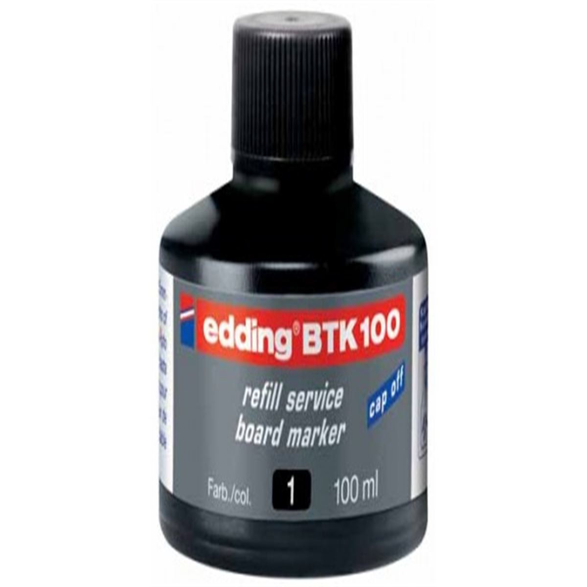 EDDING TAHTA KALEMI MÜREKKEBI E-BTK100-01 SIYAH 100 ML. 1
