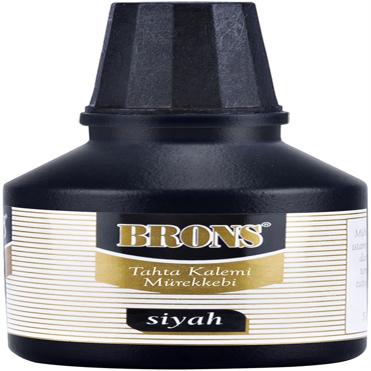 BRONS TAHTA KALEMİ MÜREKKEBİ BR-350 SİYAH 30 CC 12 Lİ 1