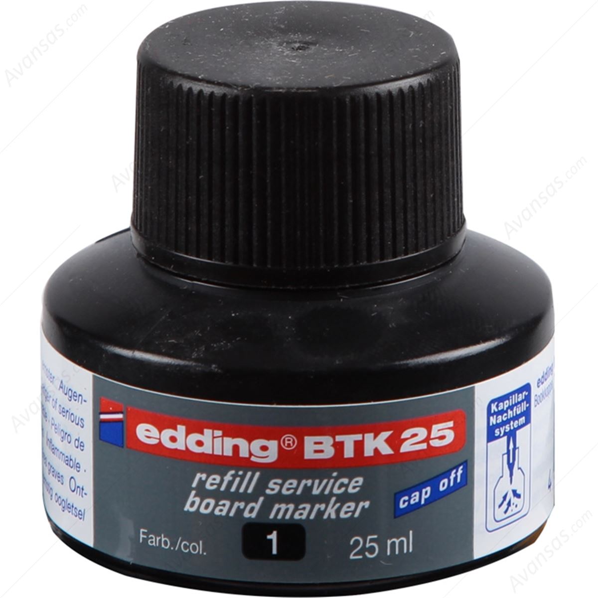 EDDING TAHTA KALEMI MÜREKKEBI E-BTK25-04 YESIL 25 ML. 1