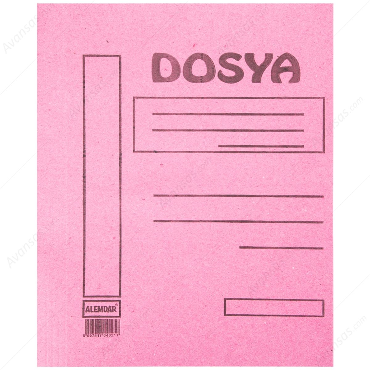 ALEMDAR TAM KAPAK TELLİ DOSYA 50 Lİ 1