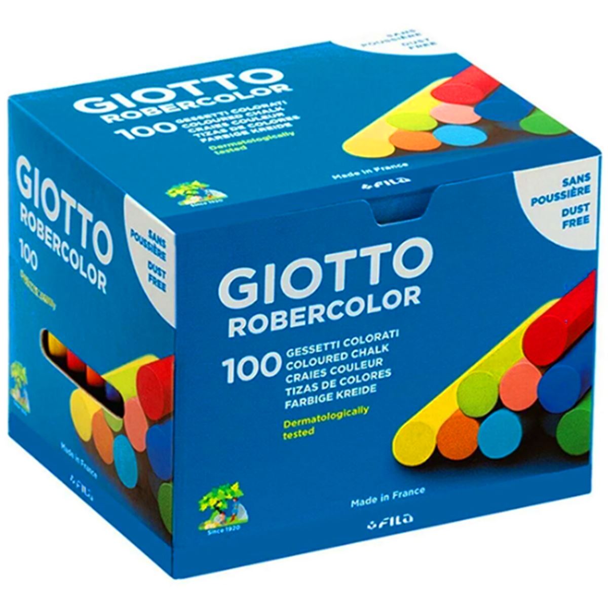 GİOTTO ROBERCOLOR TEBEŞİR KARIŞIK RENKLİ 100 LÜ 539000 1
