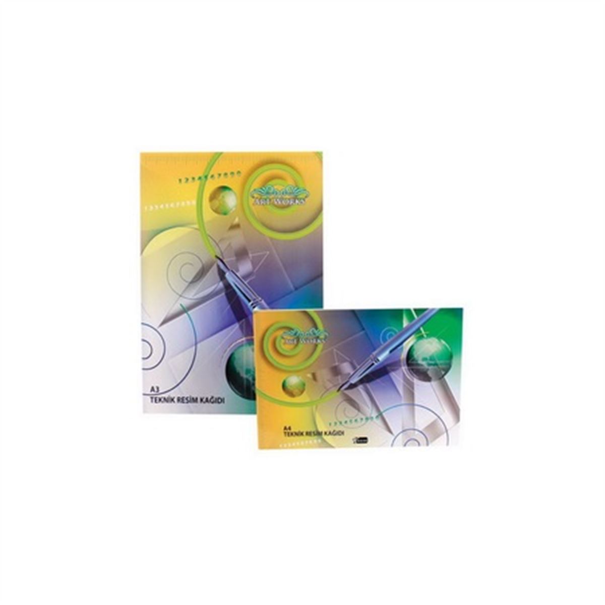 KESKİN TEKNİK RESİM DEFTERİ A4 DİKEY 36 YP 12 Lİ 140900-99 1
