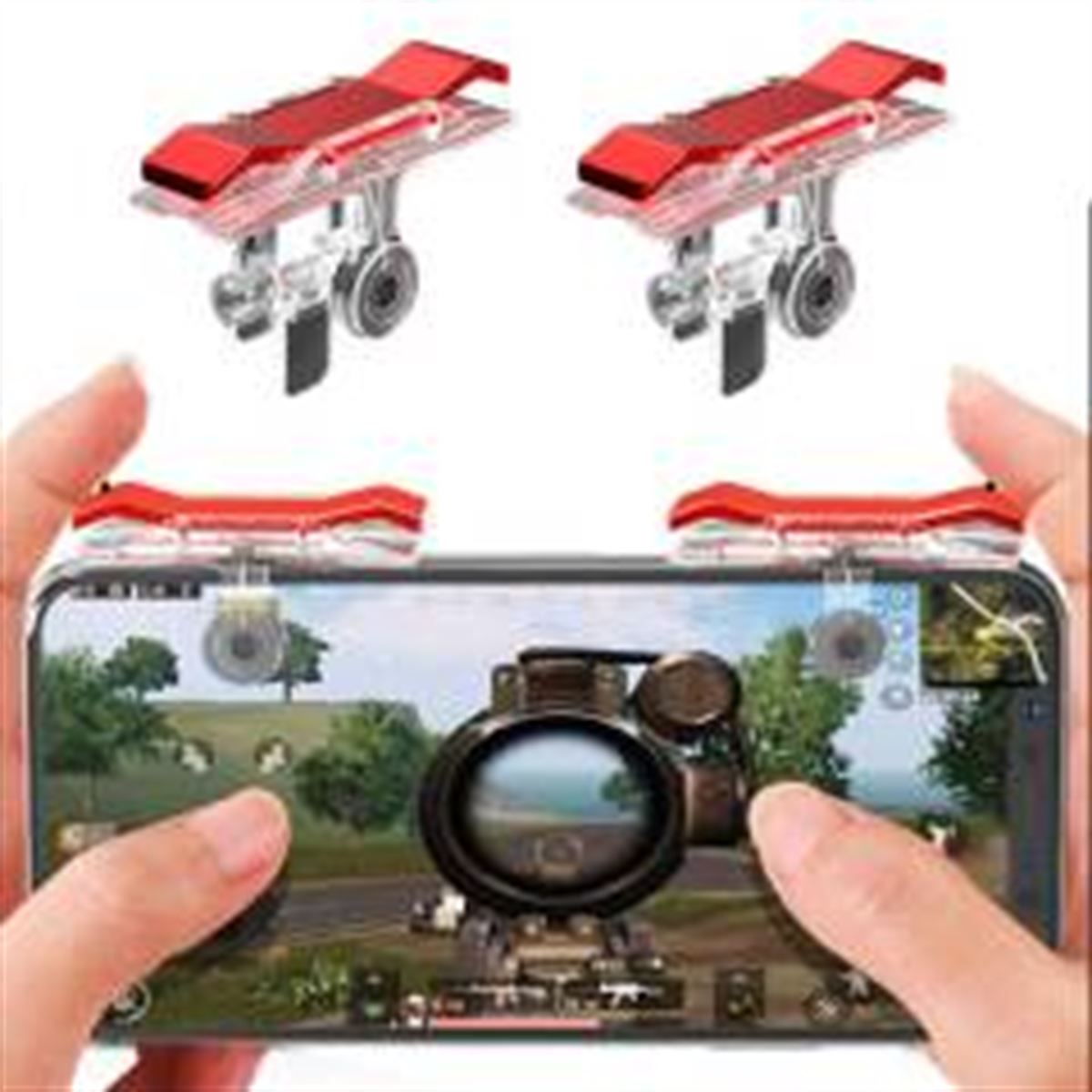 SNOPY PUBG ATEŞ TETIGI SG-608 KIRMIZI-BEYAZ 1