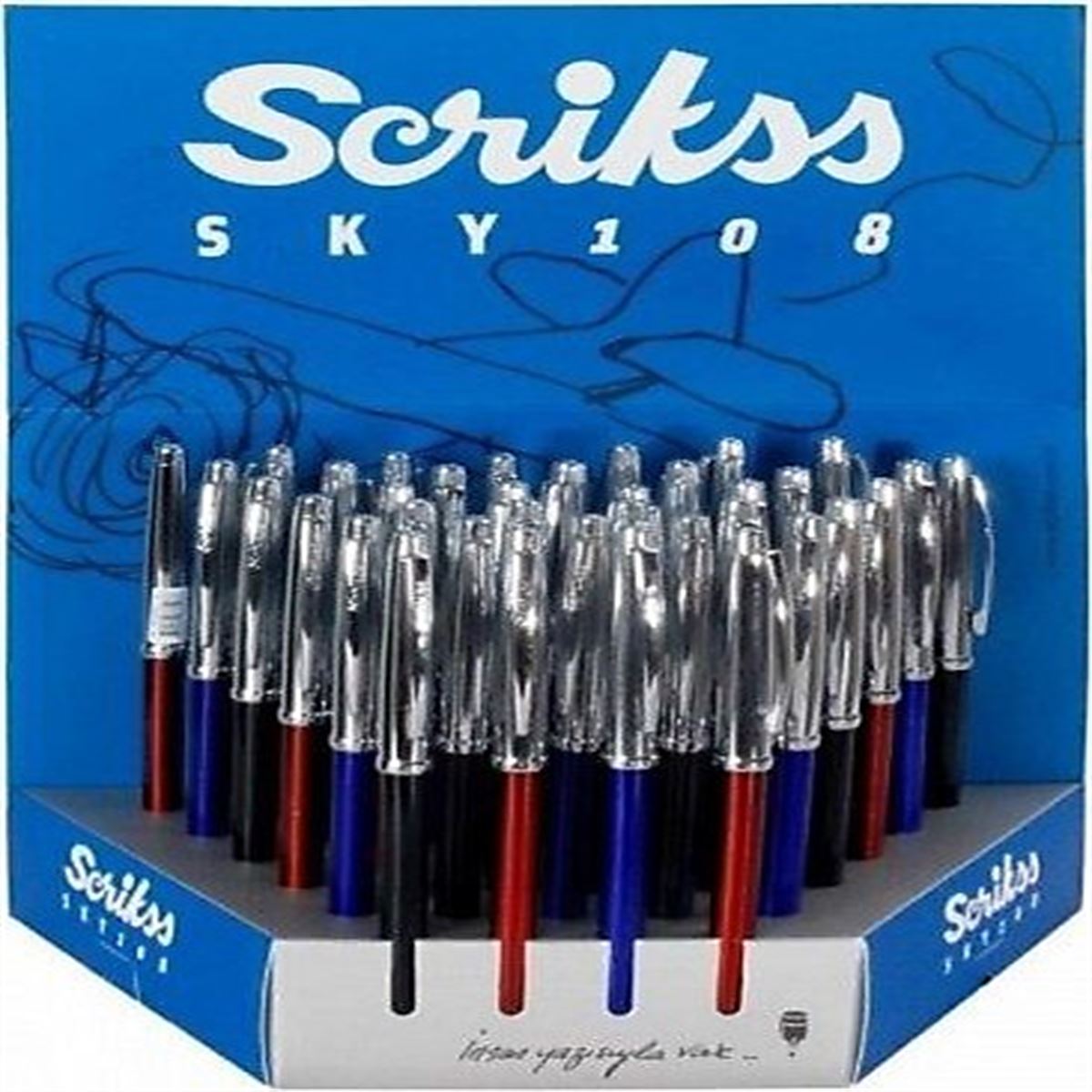 SCRİKSS TÜKENMEZ KALEM SKY-108 36 LI 1