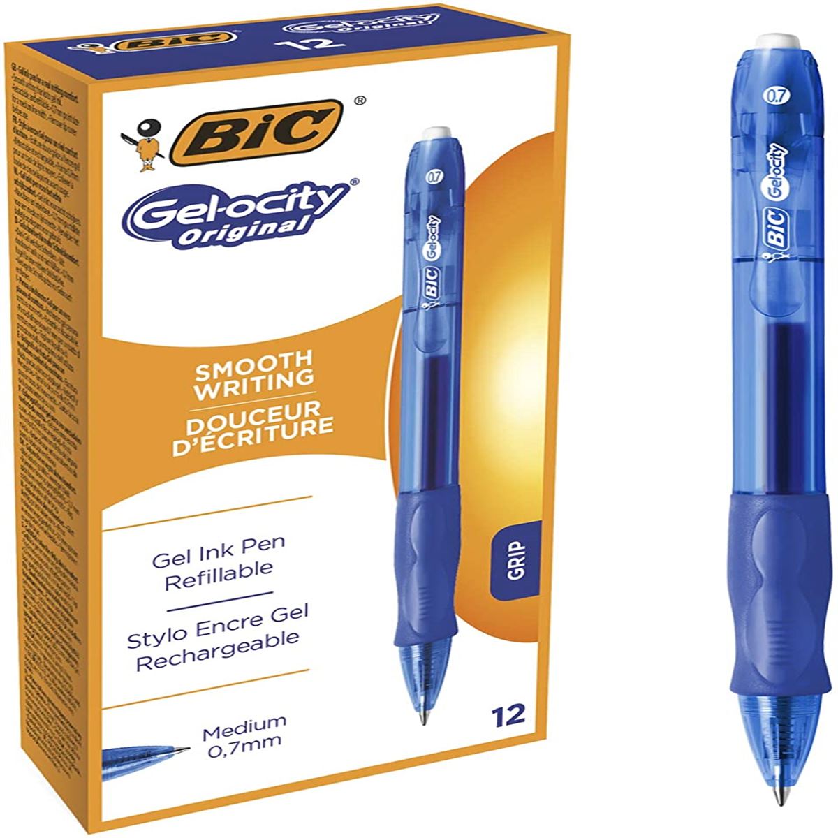 BİC JEL KALEM GELOCİTY MAVİ 0.7 MM 12 Lİ 829158 1