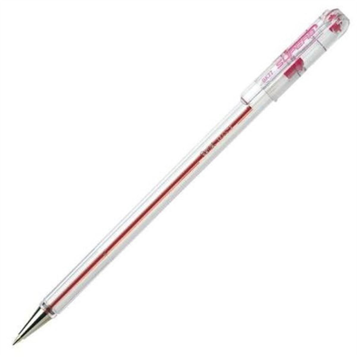 PENTEL TÜKENMEZ KALEM 07 KIRMIZI 12 Lİ BK-77-B 1