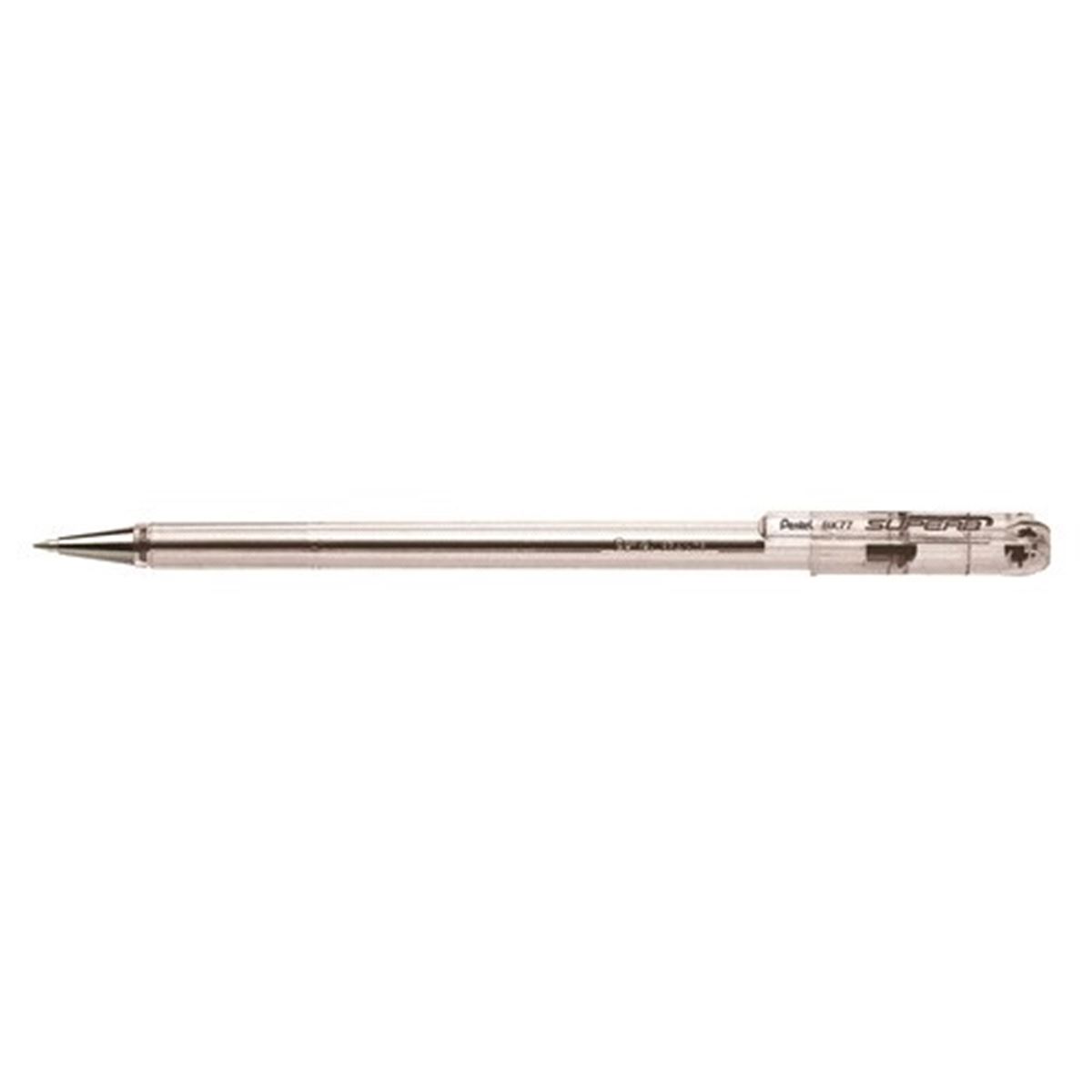 PENTEL TÜKENMEZ KALEM 07 SİYAH 12 Lİ BK-77-A 1