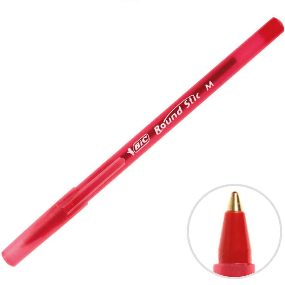 BİC TÜKENMEZ KALEM ROUND STİC KIRMIZI 1.0 60 LI 921332-962667 1