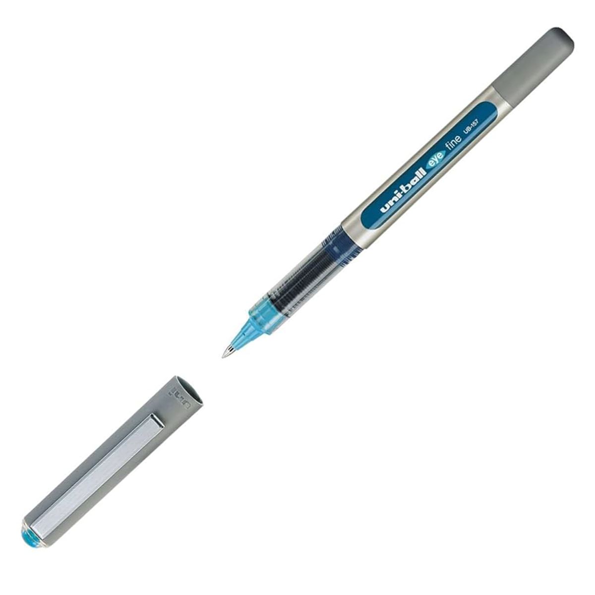 UNİ ROLLER KALEM UB-157 EYE FİNE AÇIK MAVİ 07 12 Lİ 1