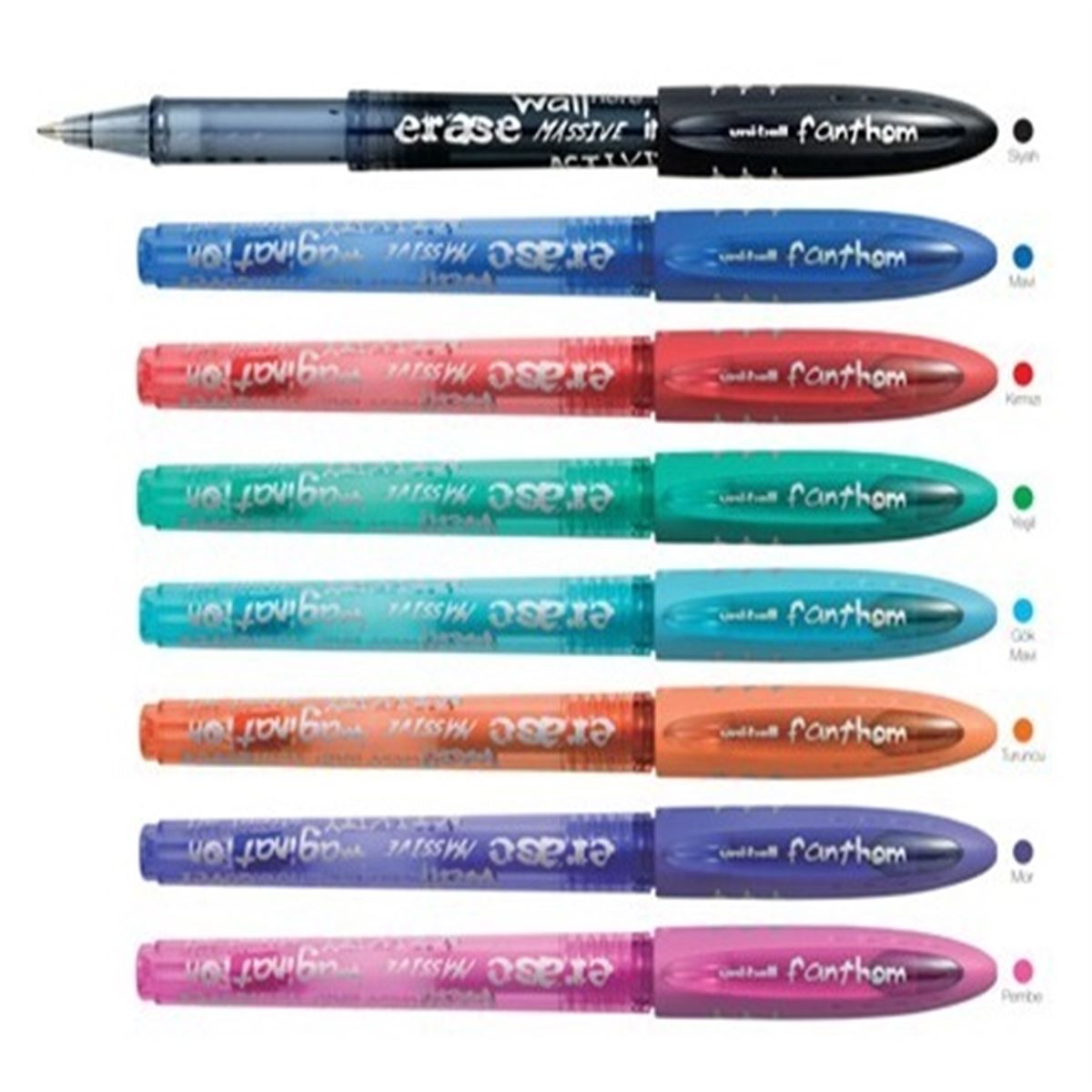 UNİ KALEM UF-202 FANTHOM SİLİNEBİLİR TURUNCU 12 Lİ 1