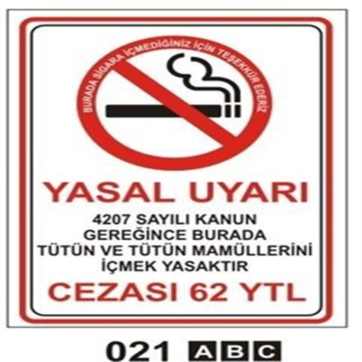SVN COLOR YASAL UYARI ETİKETİ POSTER 25x35 10 LU 1