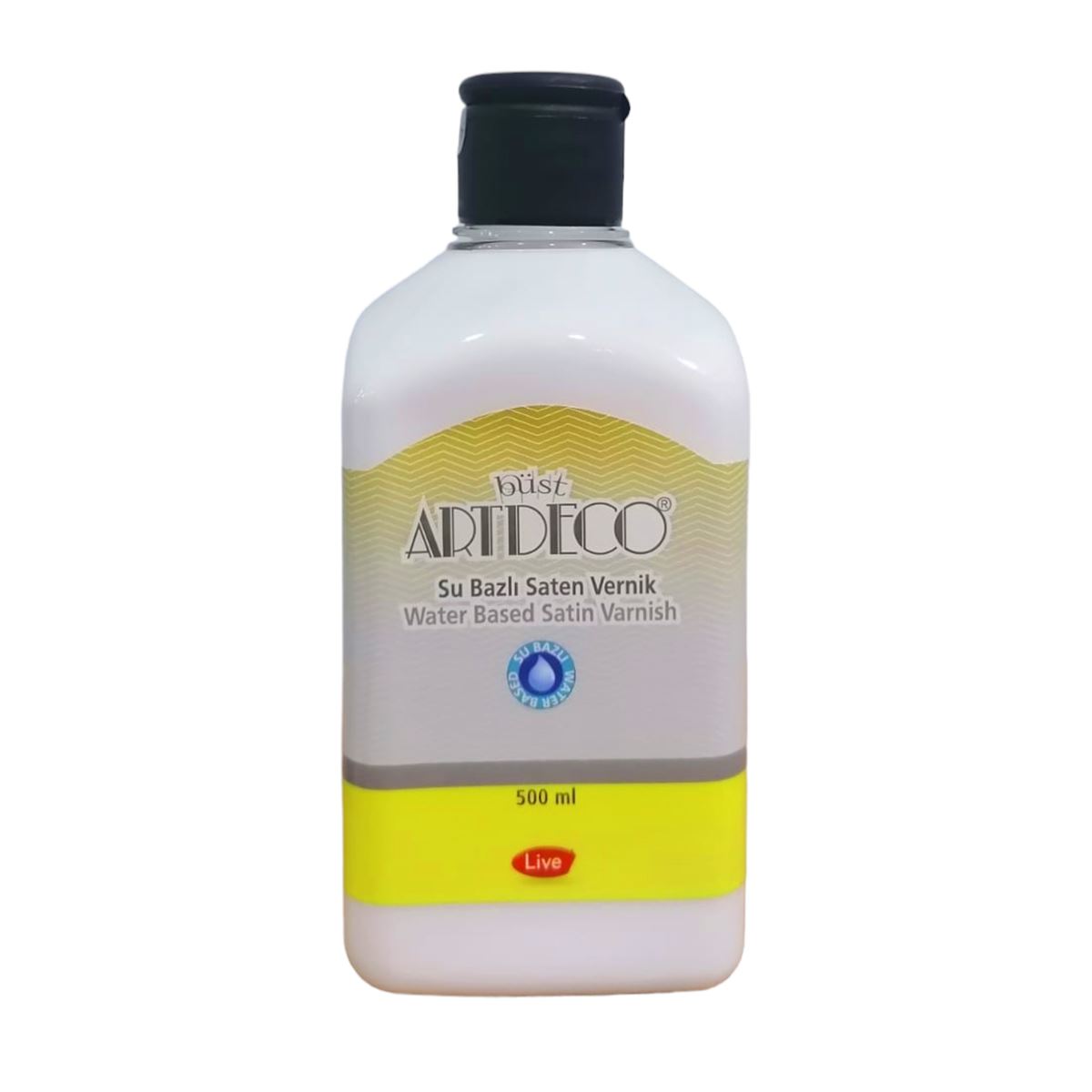 ARTDECO VERNİK SU BAZLI SATEN 500 ML Y-073L-03 1