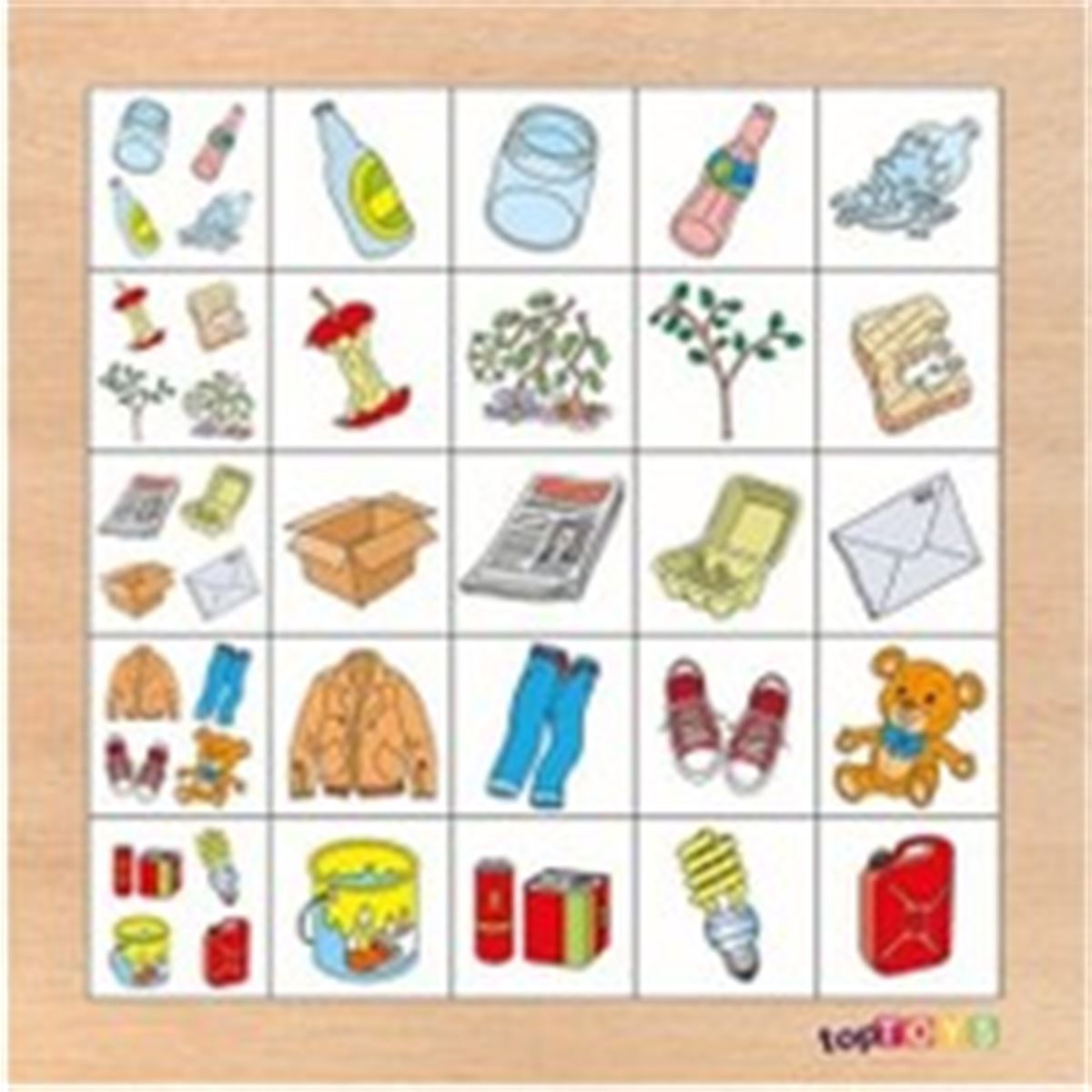 CHİVA AHŞAP PUZZLE CS-7017 GERİ DÖNÜŞÜM 1