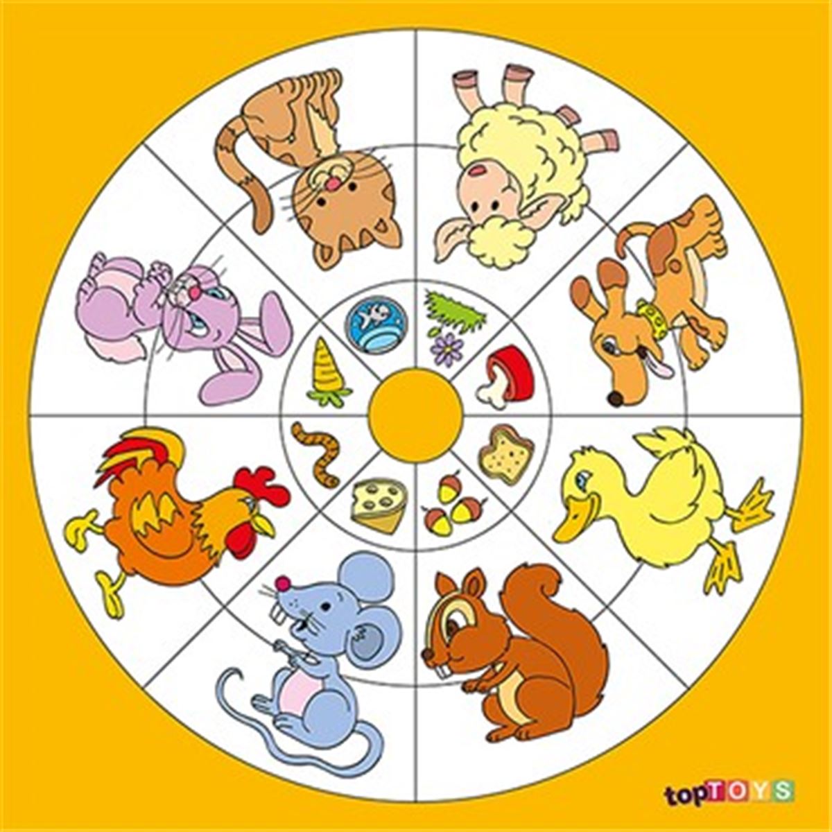 CHİVA AHŞAP PUZZLE CS-7024 DAİRESEL TEMALAR HANGİSİ NE YER 1