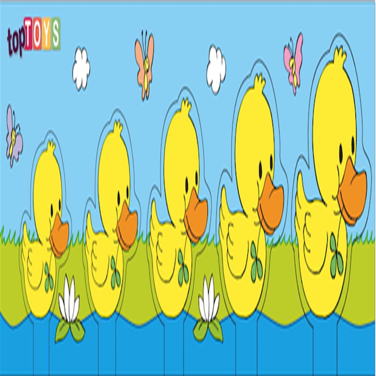 CHİVA AHŞAP PUZZLE CS-7035 KÜÇÜKTEN BÜYÜĞE SIRALAMA ÖRDEK 1