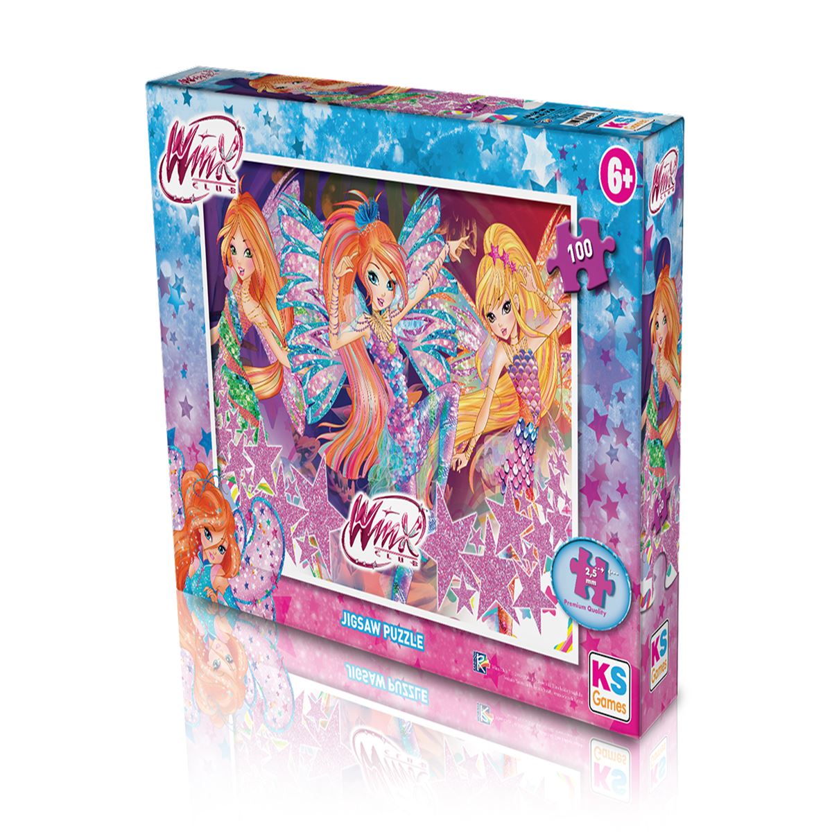 KS GAMES PUZZLE WINX714 WİNX 100 PARÇA  6+ 1