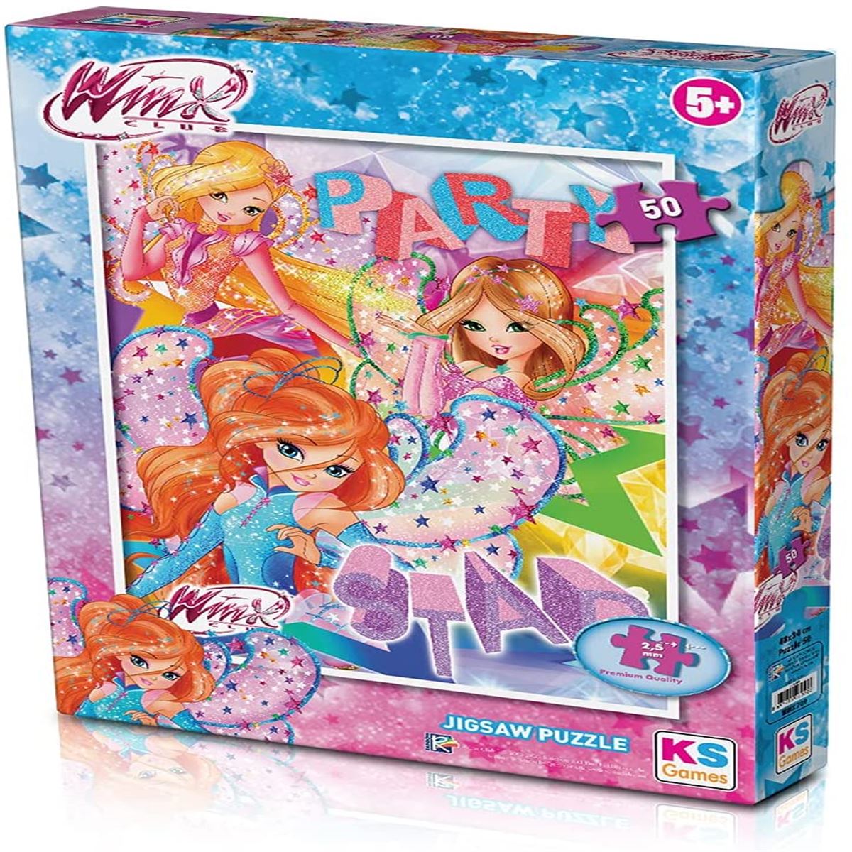 KS GAMES PUZZLE WINX709 WİNX 50 PARÇA 5+ 1
