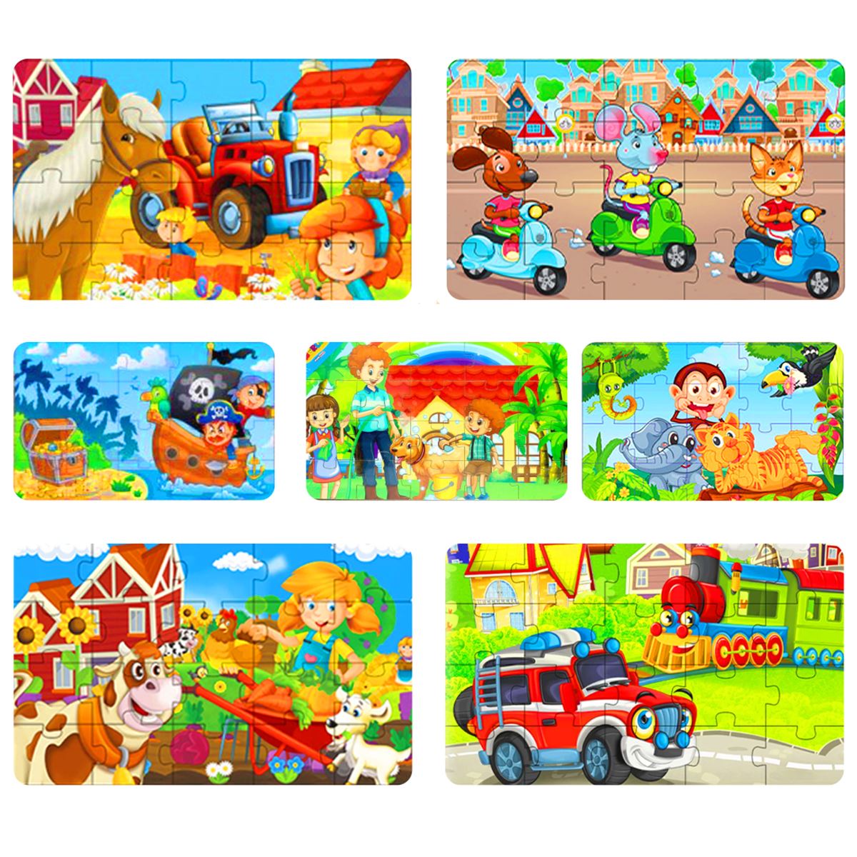 KUMTOYS YAPBOZ WOODEN PUZZLE KM5330 AHSAP KÜÇÜK BOY 20X30 3+ 1