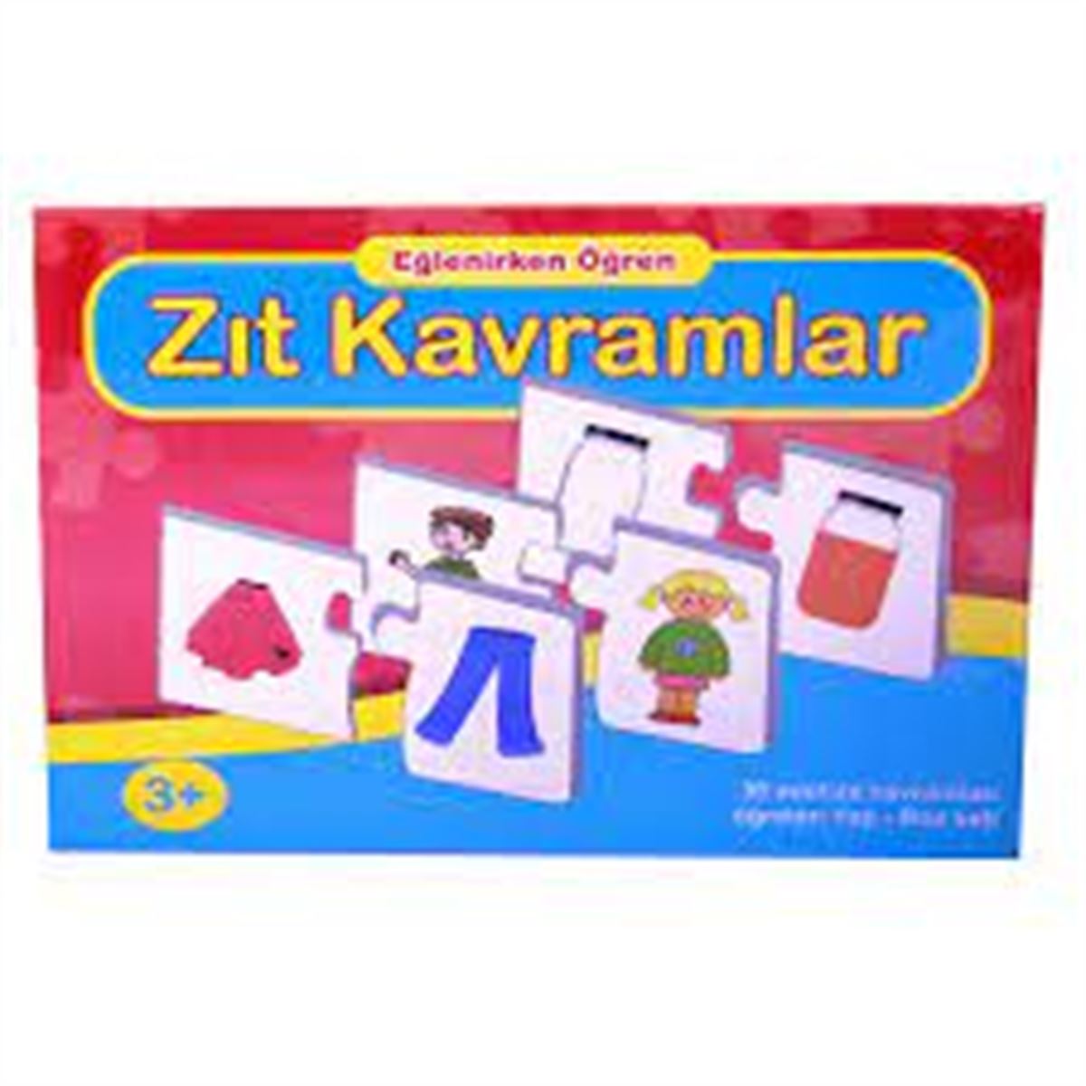 KZL YAPBOZ EĞLENİRKEN ÖĞREN: ZIT KAVRAMLAR 30 PARÇA KZL-147 1