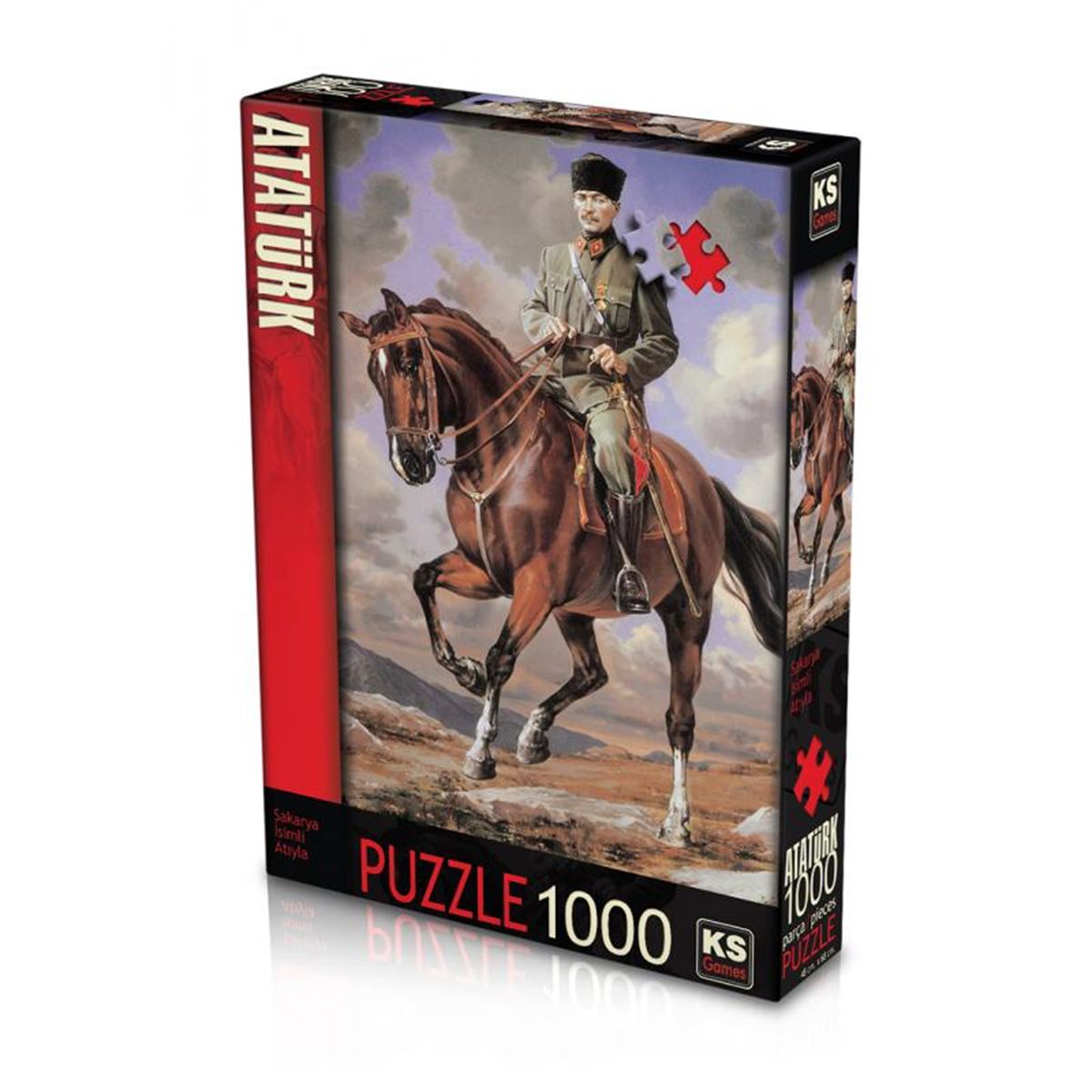KS PUZZLE 11131 ATATÜRK SAKARYA İSİMLİ ATIYLA 1000 PARÇA 1