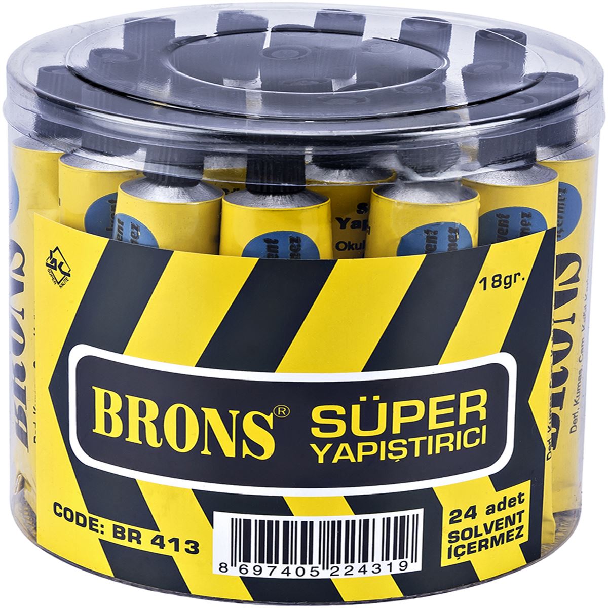 BRONS YAPIŞTIRICI 18 GR SOLVENTSİZ 24 LÜ BR-413 1