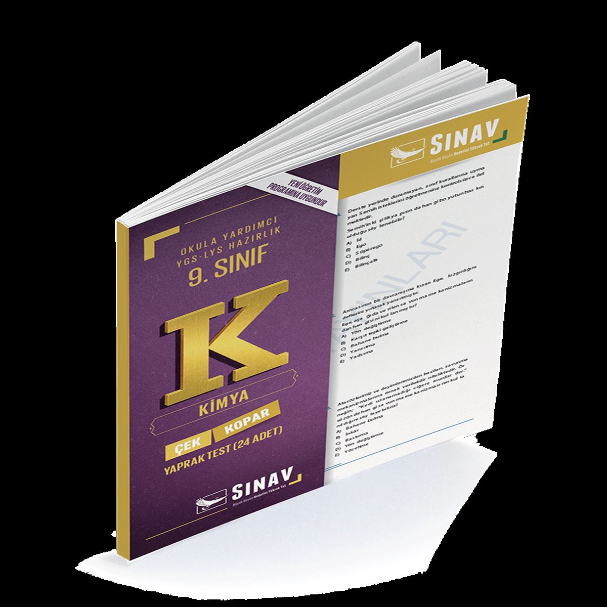 SINAV YAPRAK TEST KİMYA 9. SINIF 2018 2019 1