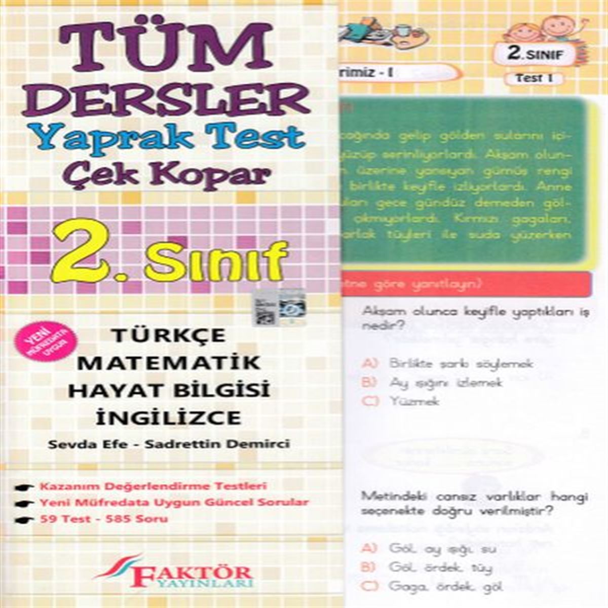 FAKTÖR YAPRAK TEST TÜM DERSLER 2.SINIF 2019 1