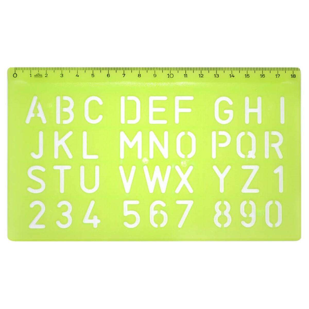 HATAS YAZI ŞABLONU BÜYÜK HARF 20 MM 10 LU 2258 1