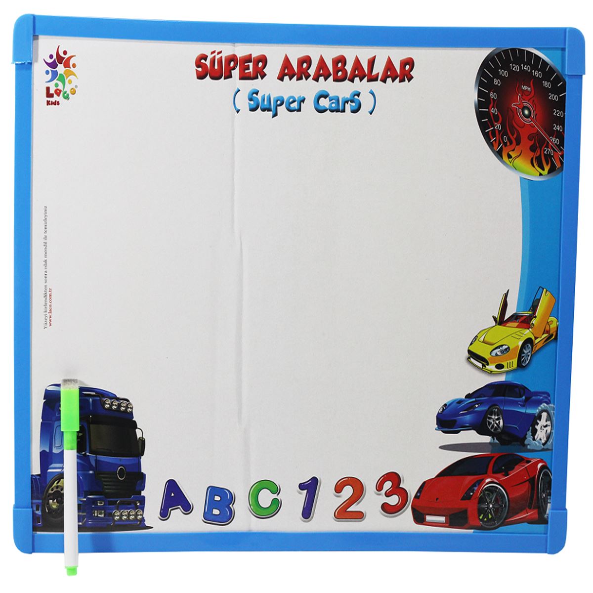 LACO KİDS YAZI TAHTASI 497024/497017 PRENSES/SİHİRLİ PERİLER/SÜPER ARABALAR/SÜPER KAHRAMANLAR 1