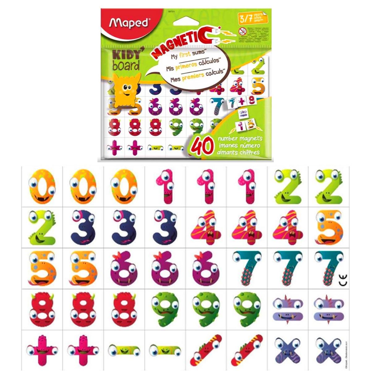 MAPED MAGNET 587310 RAKAMLI 40 RAKAM 1